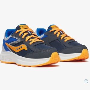 Saucony Cohesion NIB Navy, Blue, Orange Athletic Sneakers Size 7W